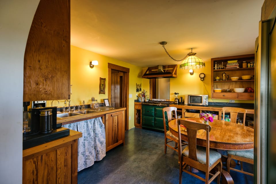 Fully stocked kitchen. We love to cook & the kitchen reflects this!