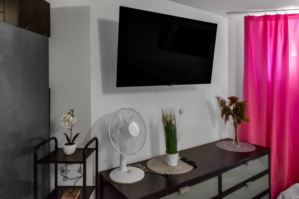 Comfortable Living Room with Sofa Bed and Smart TV | Book Now with RENTUJEMY