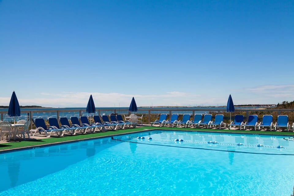 Soak up sun by the pool with ocean panoramas.