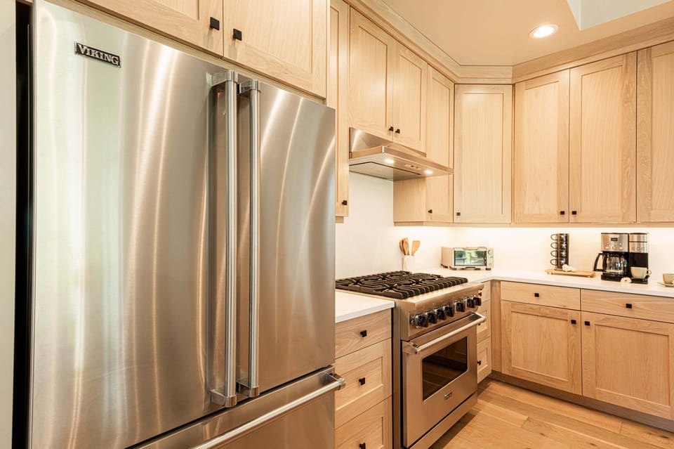 Viking stainless steel appliances
