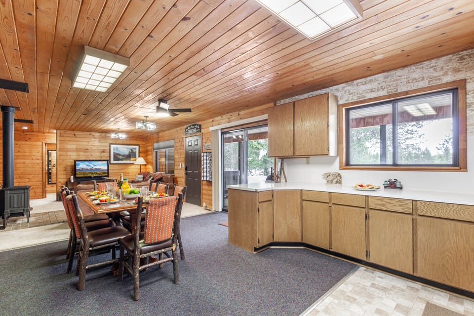 Enjoy the spacious, open layout blending kitchen, dining, and living areas—perfect for bringing everyone together at Raven's Retreat.