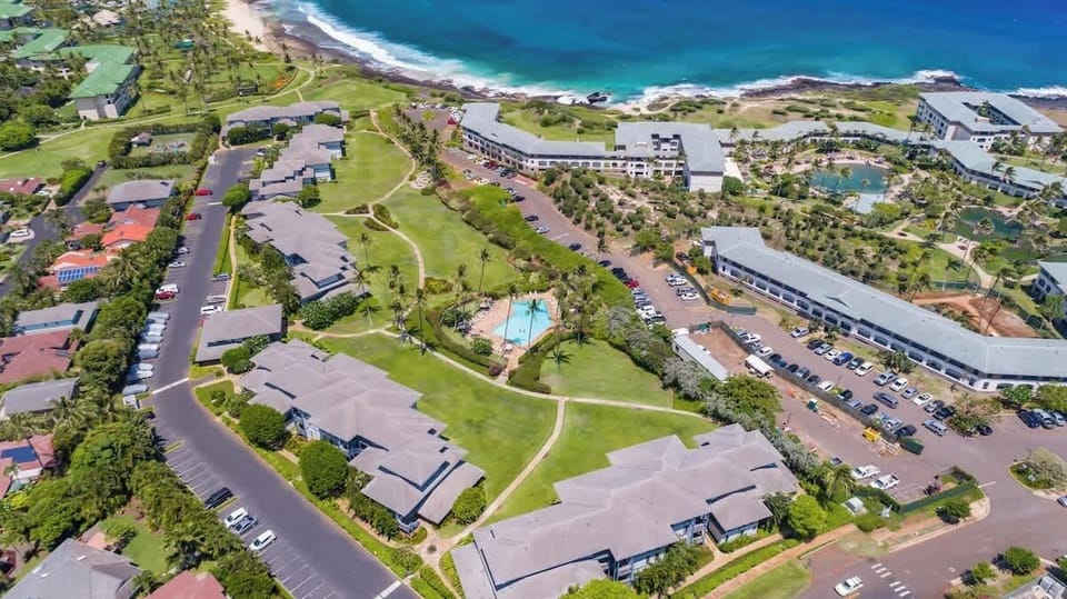Aerial of Poipu Sands