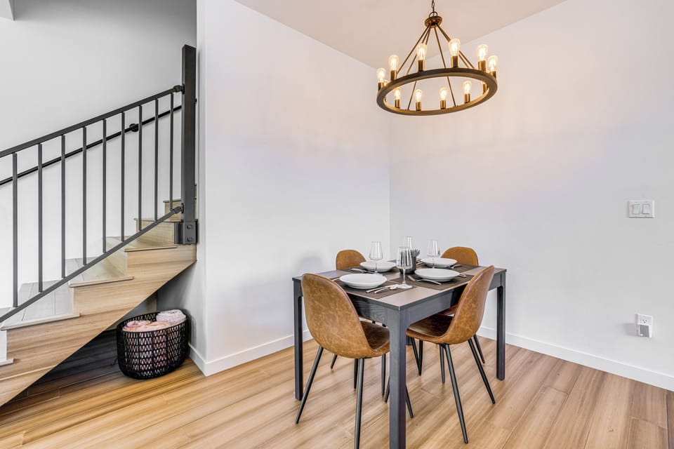 Dining Area | Dishware & Flatware Provided | 1st Floor