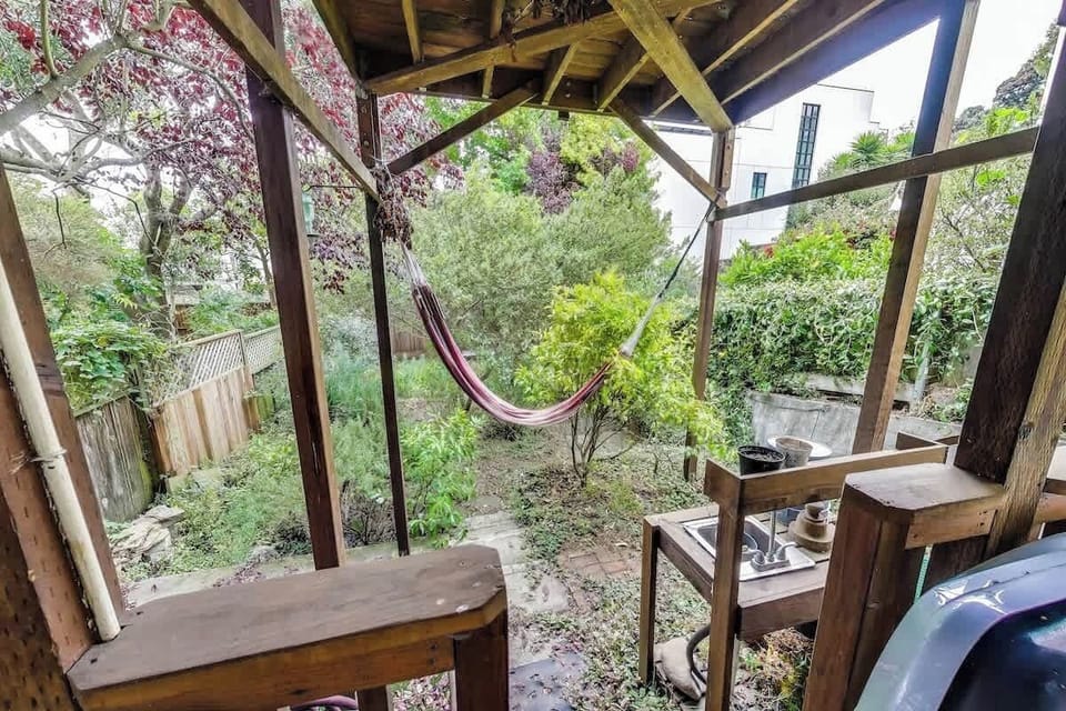 View of Shared back yard from Private Patio
