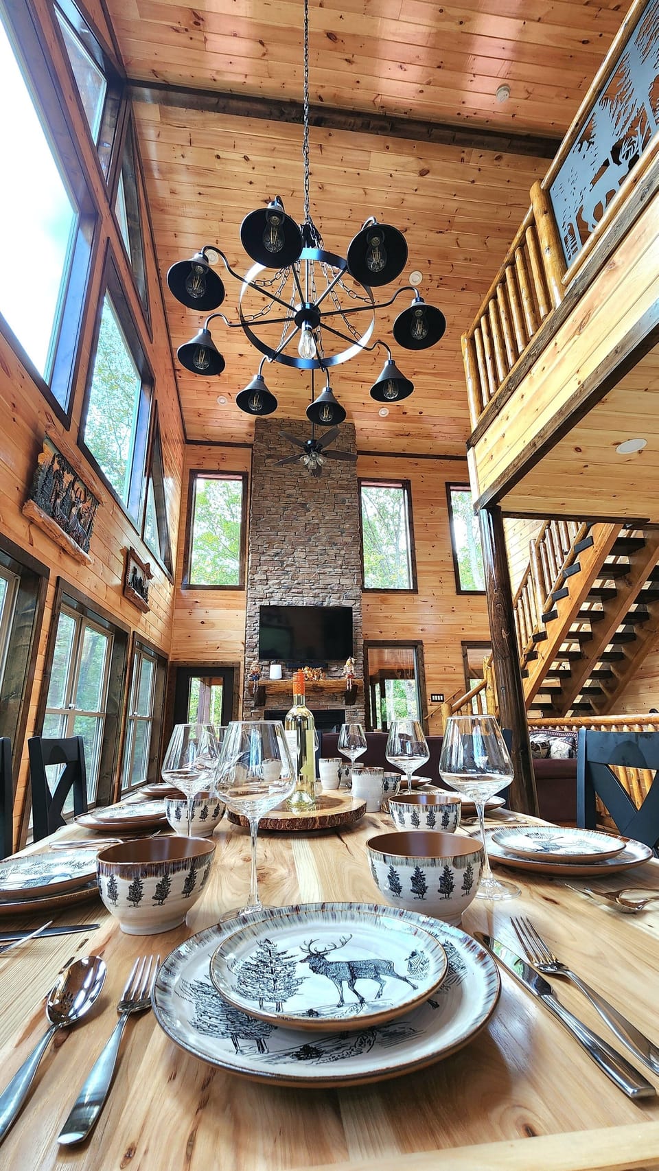 All the plates silverware and glass you need for an amazing family dinner  