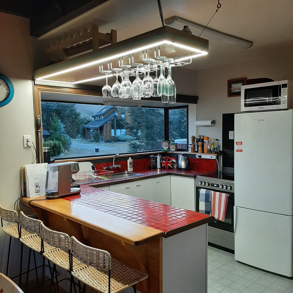 Enjoy the bar whilst food is being made.