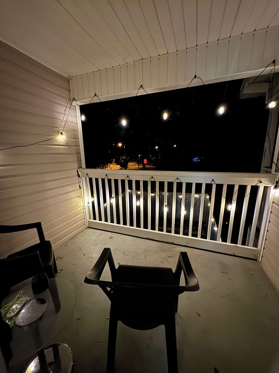 Master bedroom balcony.