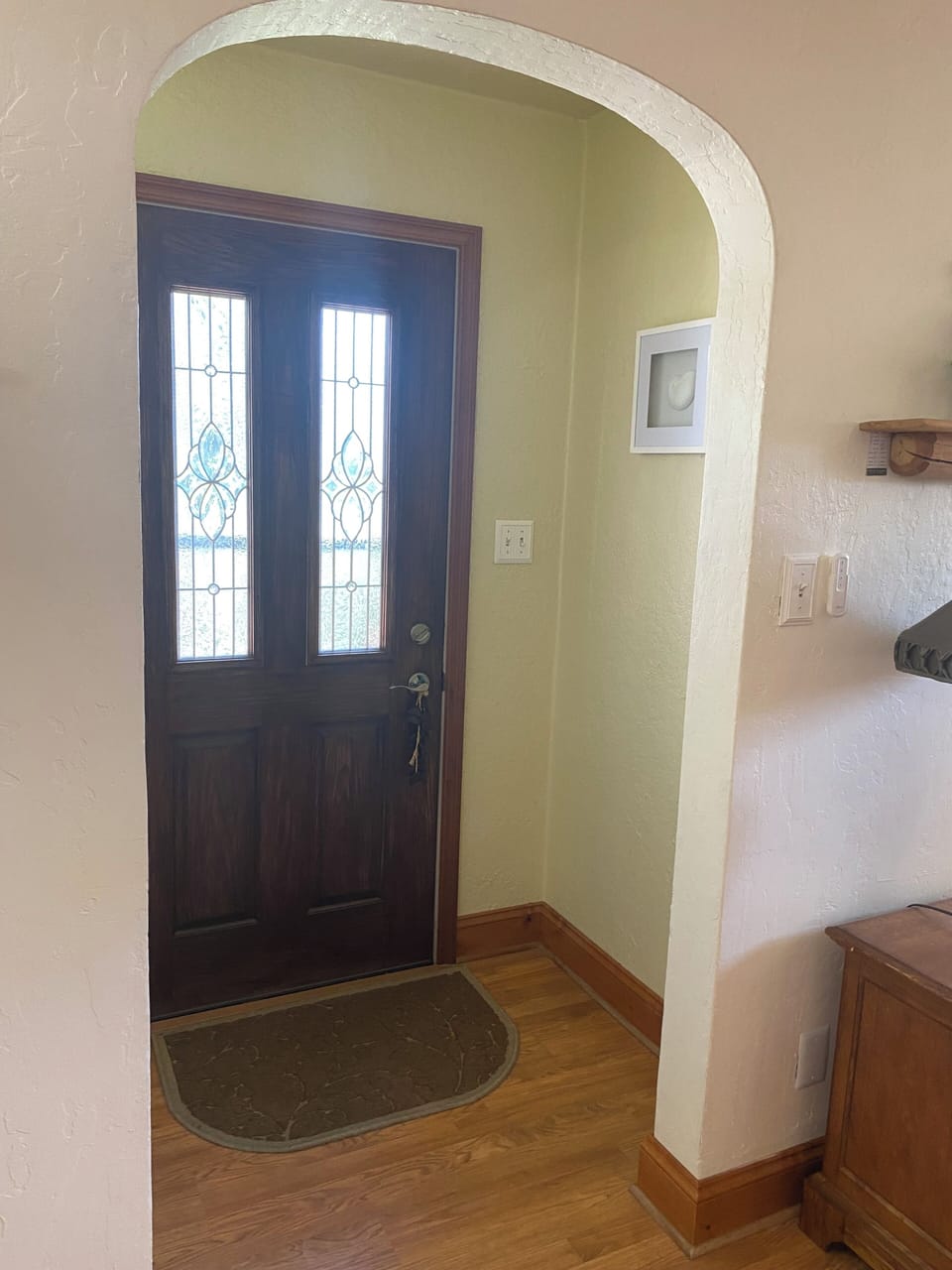 Upstairs Front Entrance.