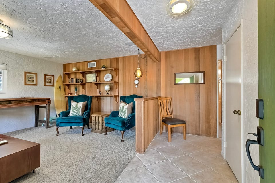 View from front door inside home