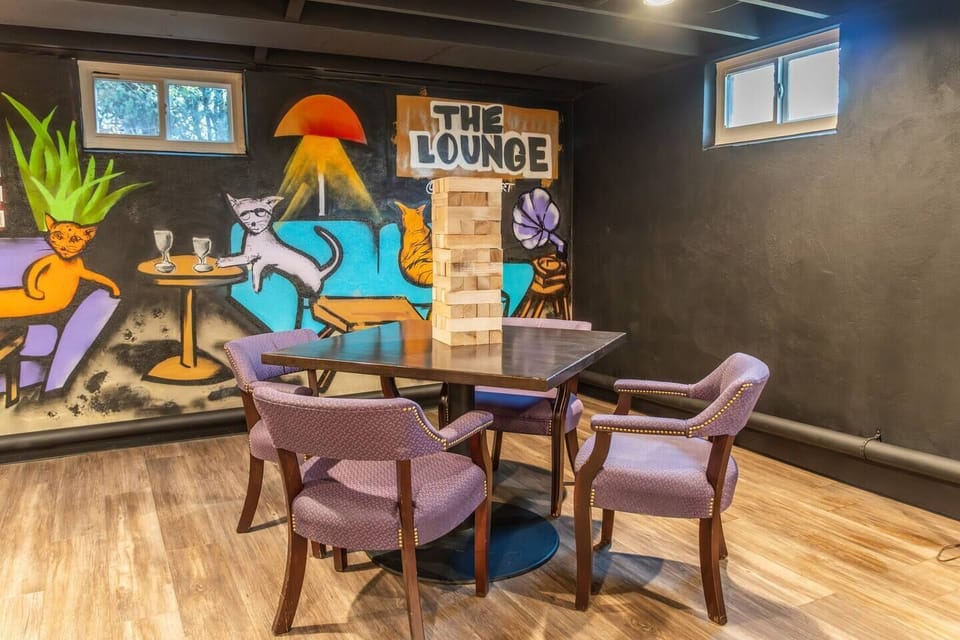 Test your stacking skills with Jenga.