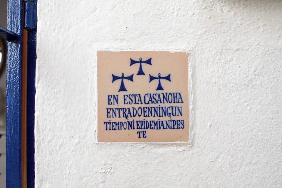 Antique Tile in Courtyard