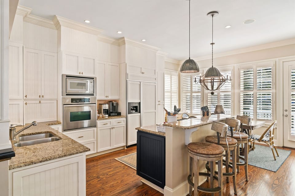 Fully stocked kitchen