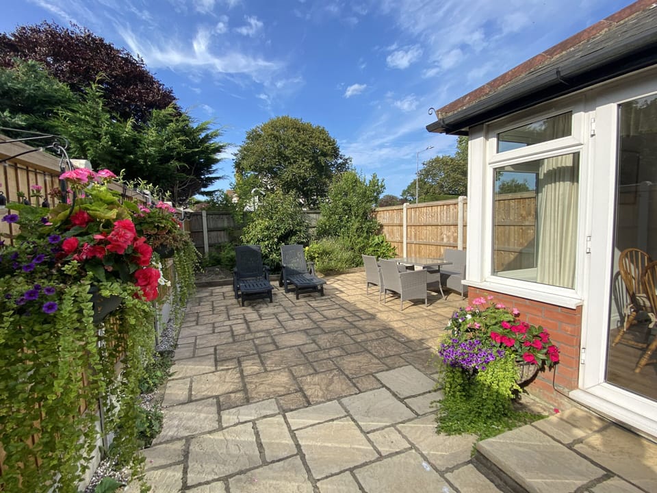 Patio & Garden Area