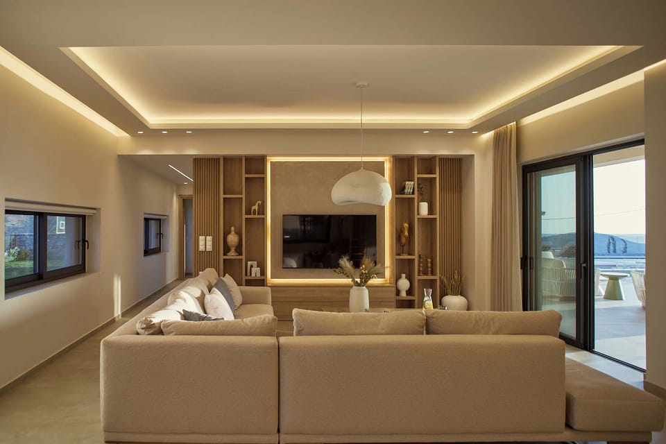 Living room stimulating Interior. 