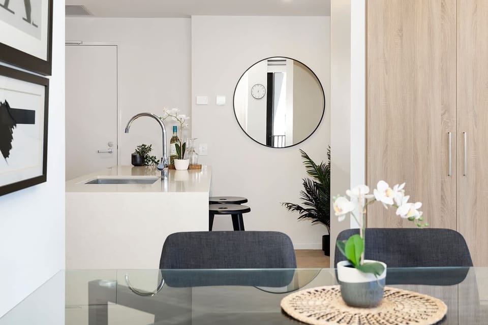 Dining and kitchen