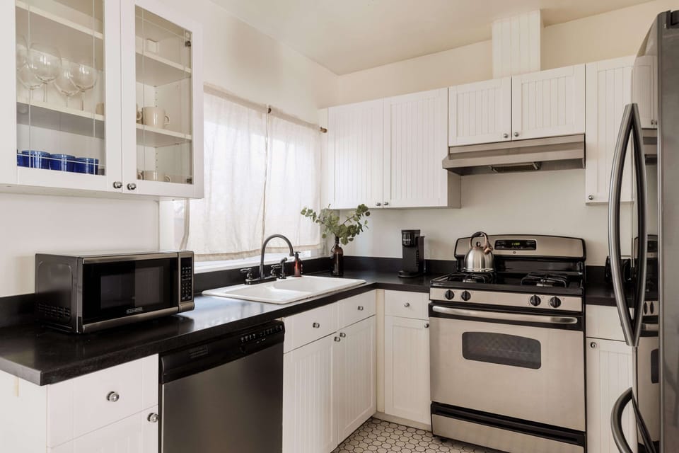 Fully stocked kitchen