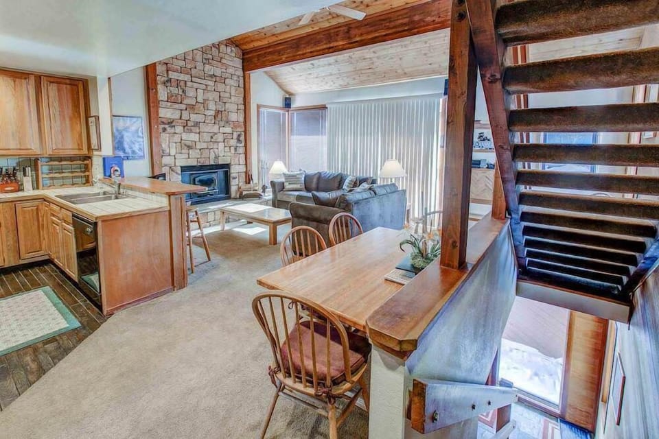 Eat a home cooked meal at the dining table