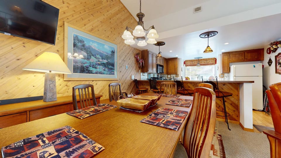 Dining table with seating for 6