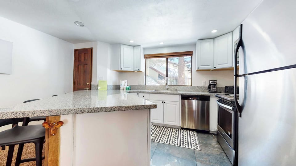 Kitchen offers plenty of counter space