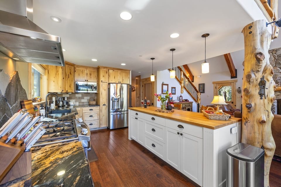 Spacious Kitchen and well provisioned 