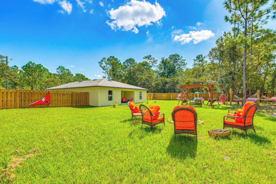 Fenced Backyard | Fire Pit