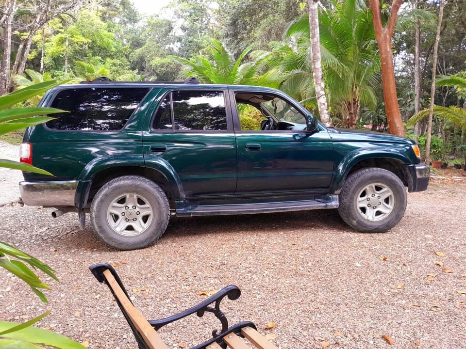 Our 4runner is available to rent to explore Mayan ruins, caves or waterfalls, 