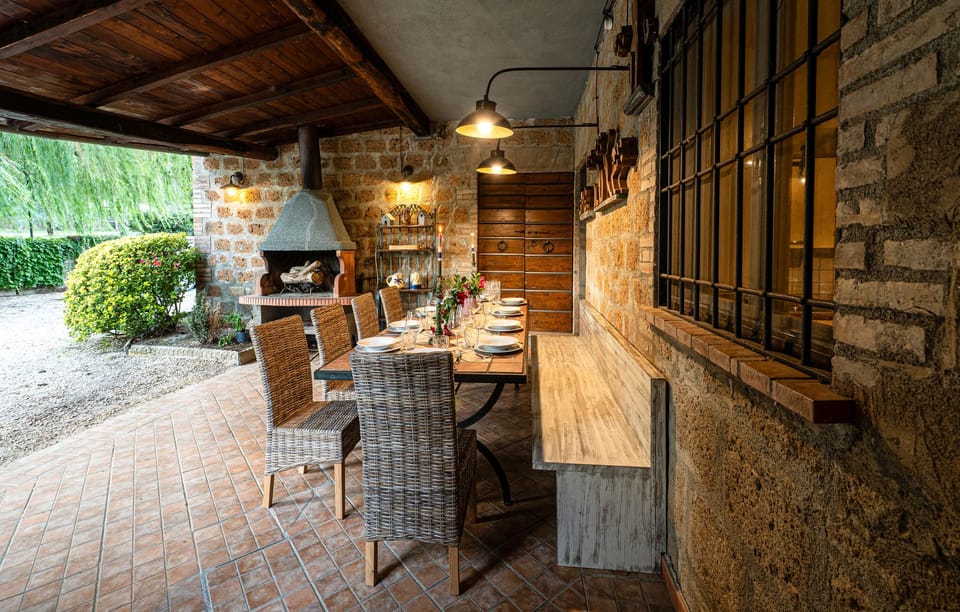 Outside