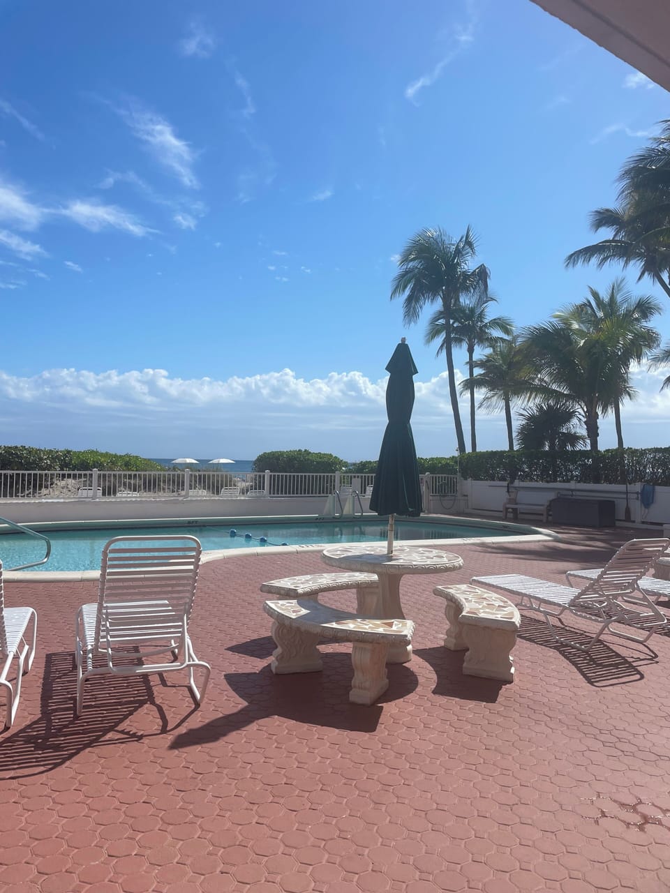 Private pool ..  Jet skis and kayaks available for rental next door.