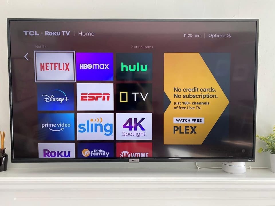 Netflix, HBO, Disney+, Hulu, and ESPN+ are all included and ready for movie night!