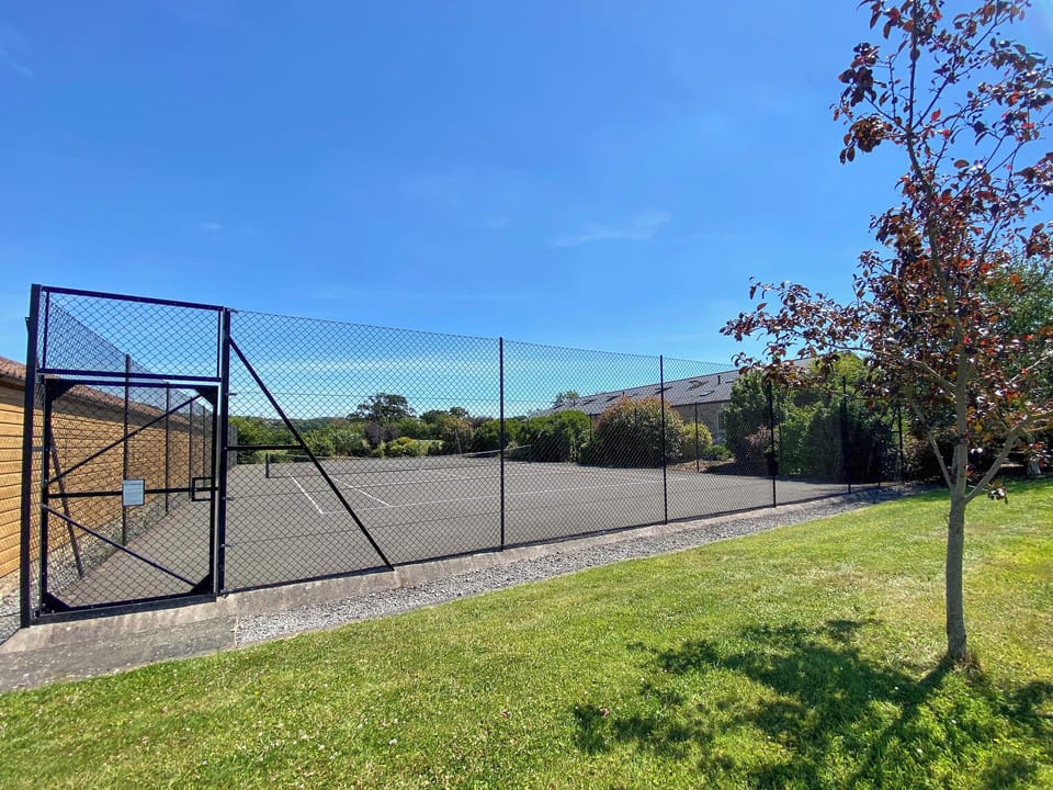 Tennis court | Springfields, Dulcote, Wells