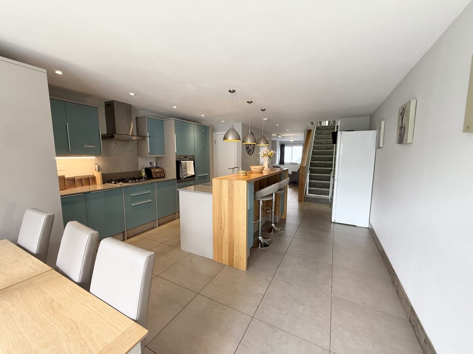 Open Plan kitchen and dining area