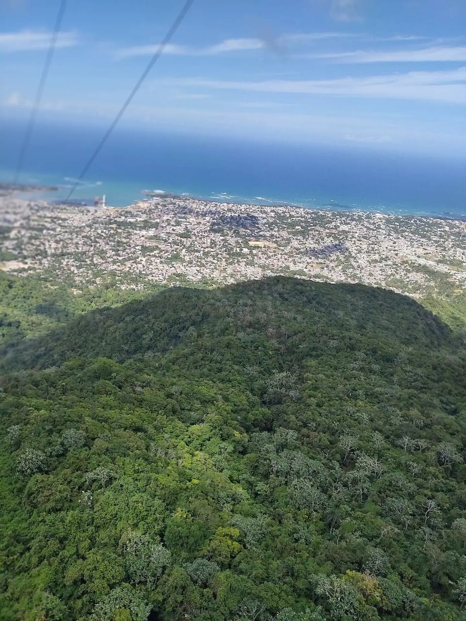 View from Mt Isabel Torres in Puerto Plata.