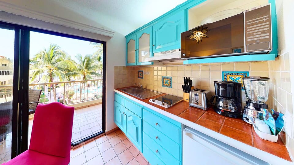 Charming kitchenette, perfect for your Puerto Vallarta escape.