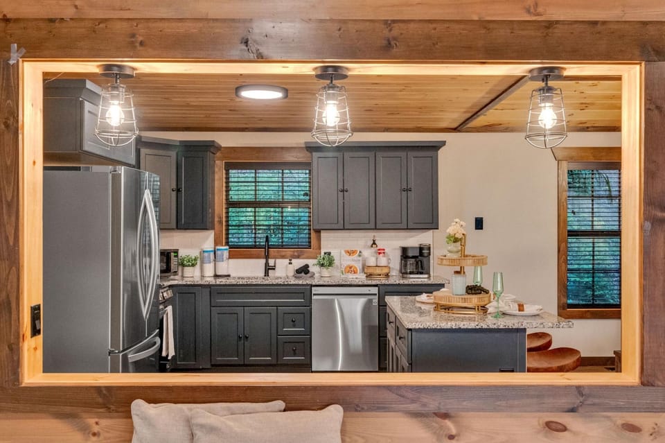 Modern design with sleek appliances perfect for culinary adventures!