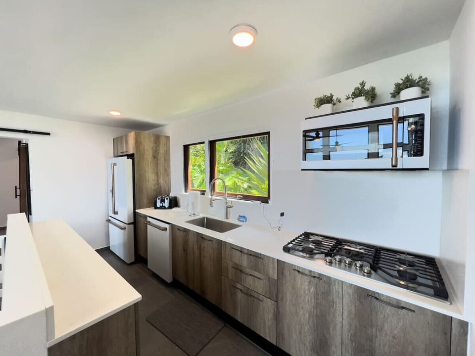 Fully equipped kitchen for all your cooking needs.