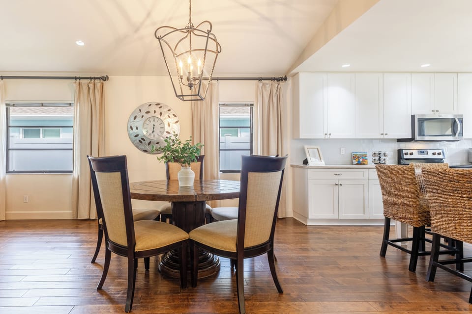 Dining table.