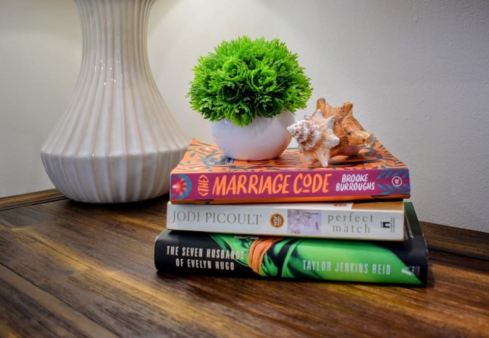 Forget a beach read? No big deal! Books are in each room for you to enjoy. 