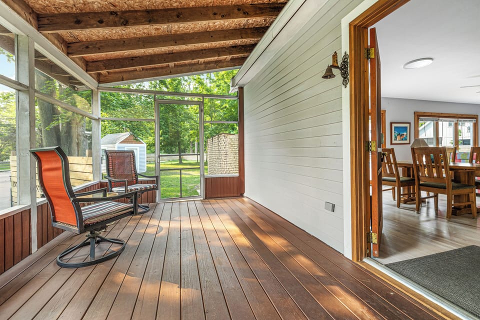 A quiet place to read, relax, or simply enjoy the view.