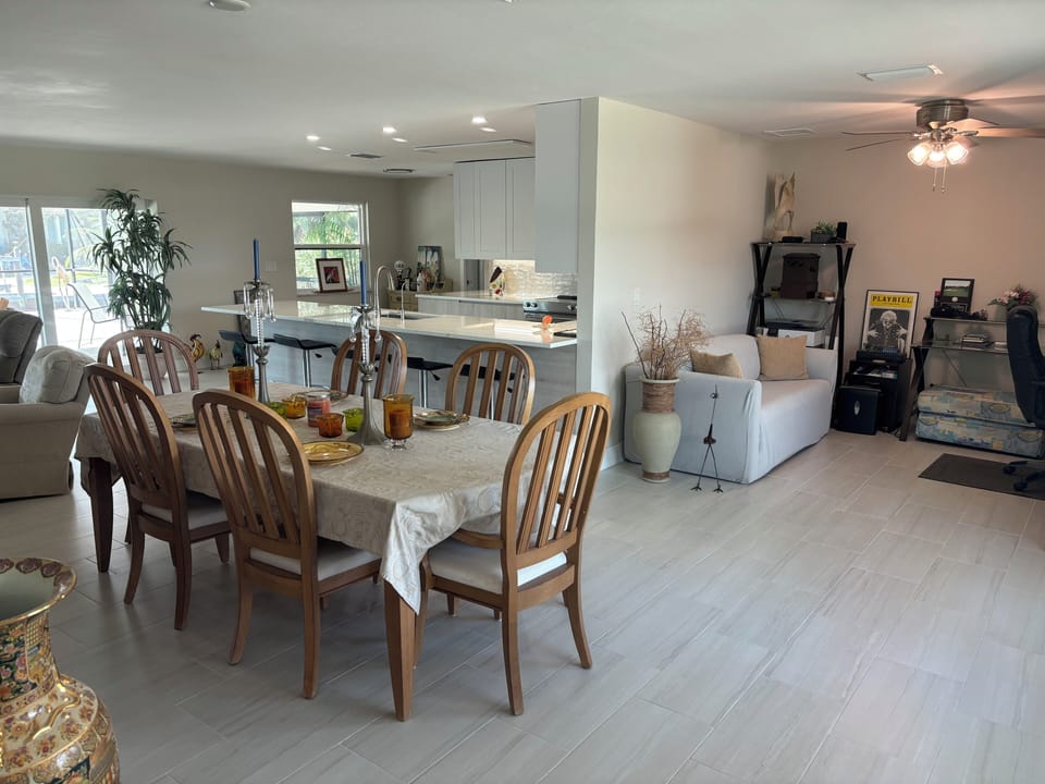 Formal dining area