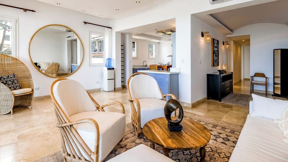 Sink into comfort after a full day in the sun. Cool AC, natural textures, and an easy coastal vibe make this the perfect place to unwind and do nothing at all.