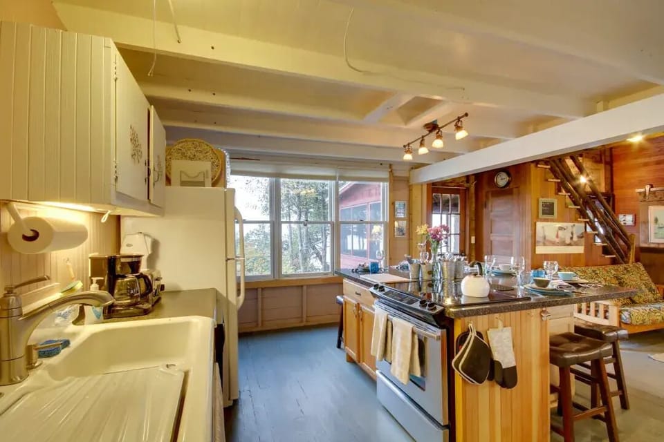 06 - View of Kitchen upon entering Camp from Deck