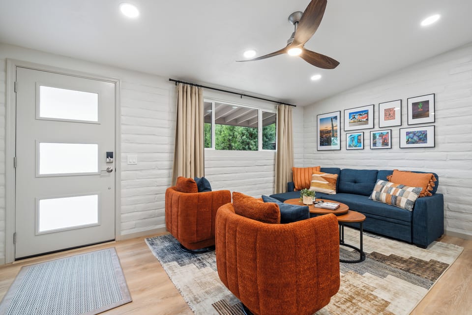 Living Room with pull-out Twin Bed