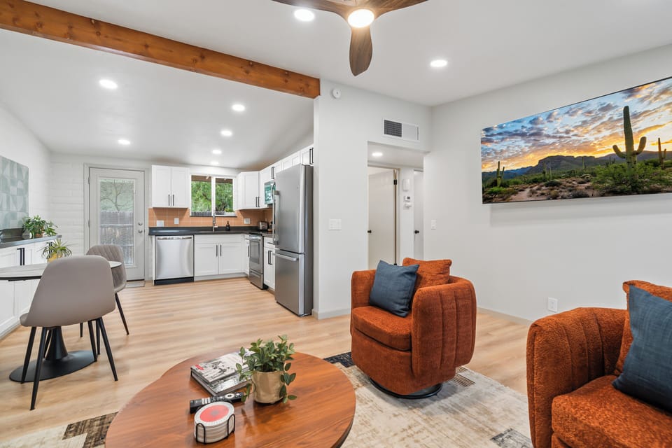 Open Concept Floorplan: Kitchen viewed from Living Room