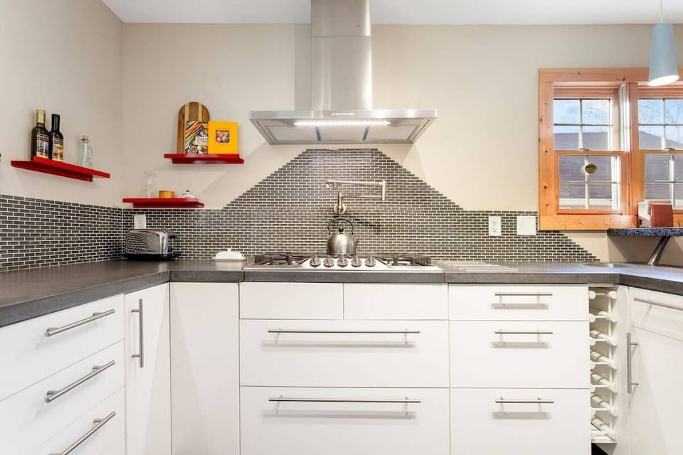 European designed appliances in the fully equipped kitchen