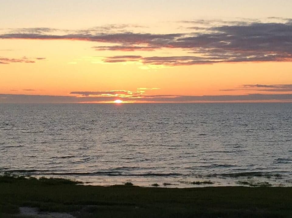 View of gorgeous Skaket Sunset from deck