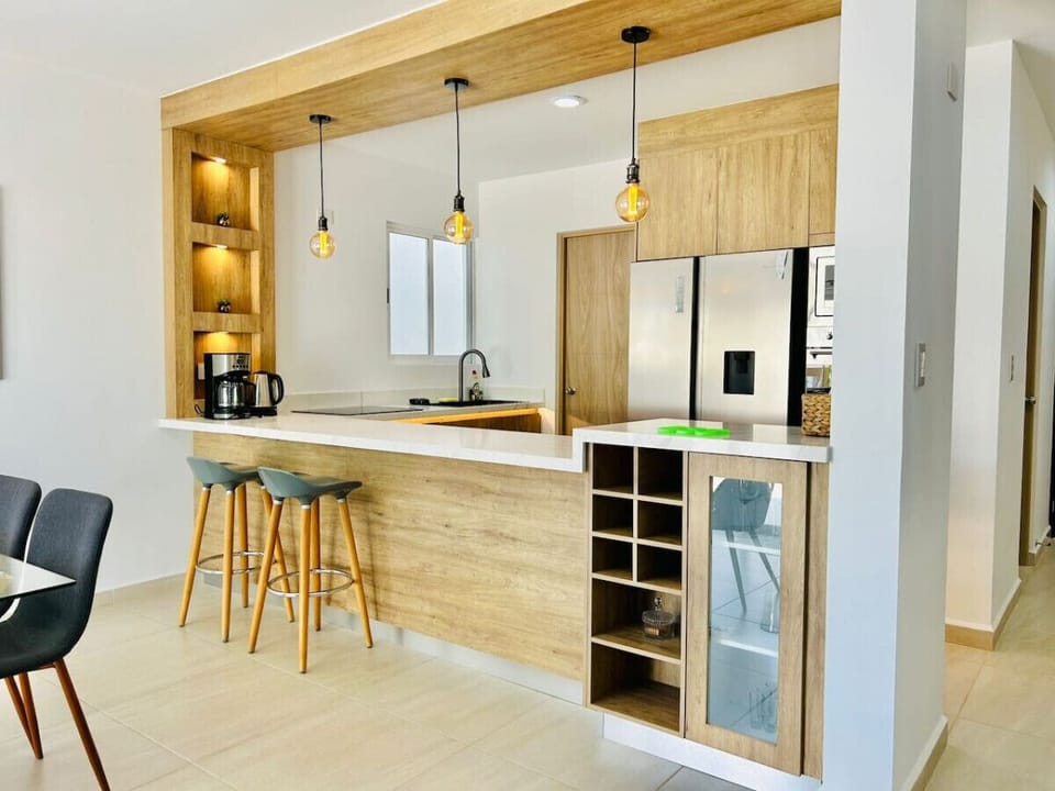 vista a la cocina