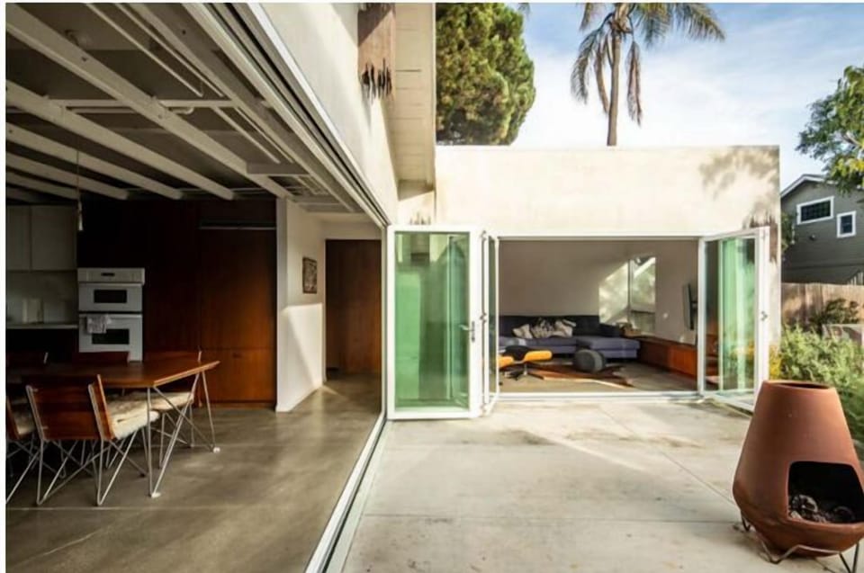 TV room and kitchen
