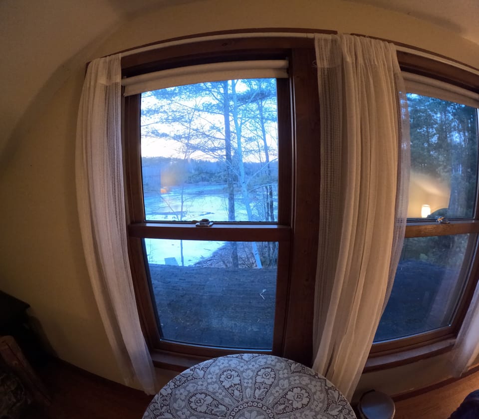 View from master bedroom 