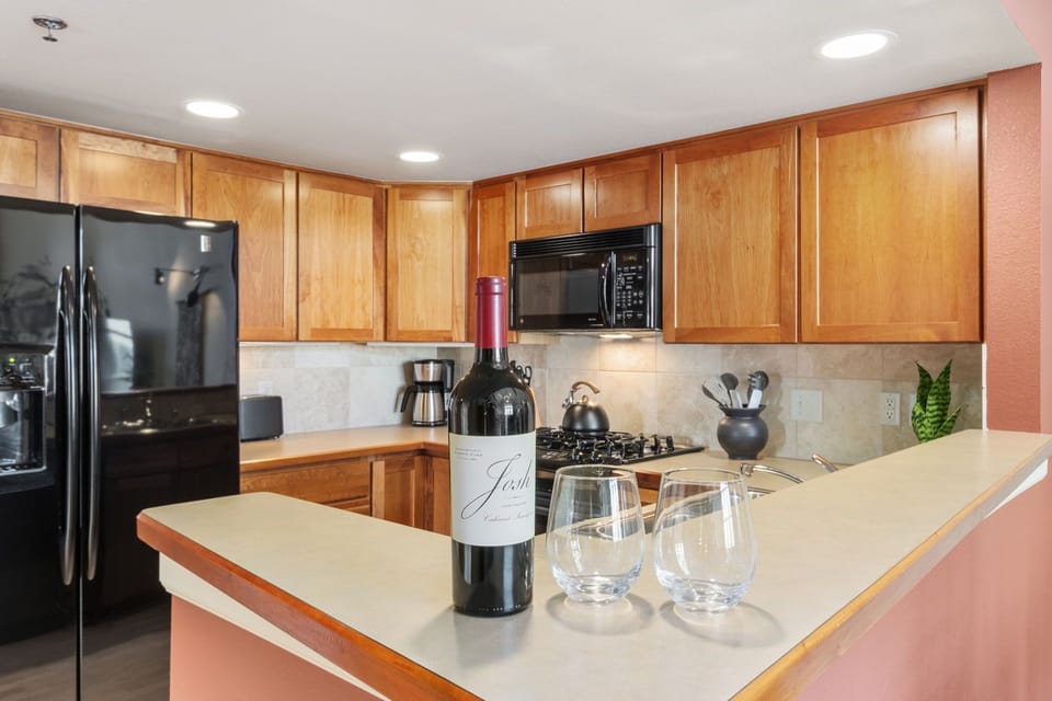 Enjoy a beautiful afternoon sipping wine on the covered deck!