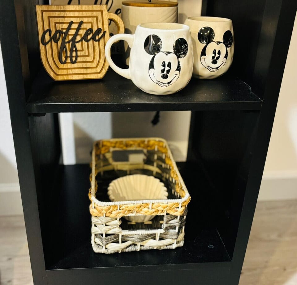 Cook up a feast in the fully stocked kitchen, equipped with everything you need for your culinary adventures.